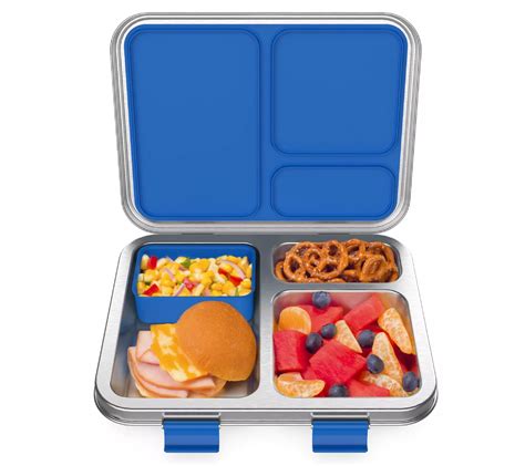 kids lunch box steel leak proof compartments|Bentgo Kids' Stainless Steel Leakproof 3 .